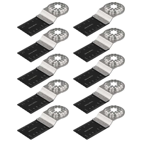 Starlock Multiverktyg, 10 st Oscillerande Sågblad, Starlock Multiverktyg Bi-Metallverktyg för