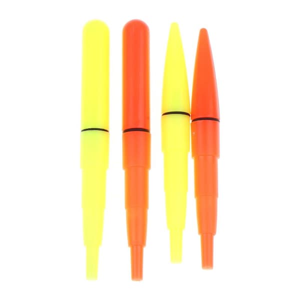 5 pcs LED Night Fishing Float Tail Light Fishing Rod Tip Light Re Red Round 5pcs