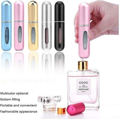 Perfume Atomizer, Refillable Travel Size Perfume Bottle, Leak-Proof
