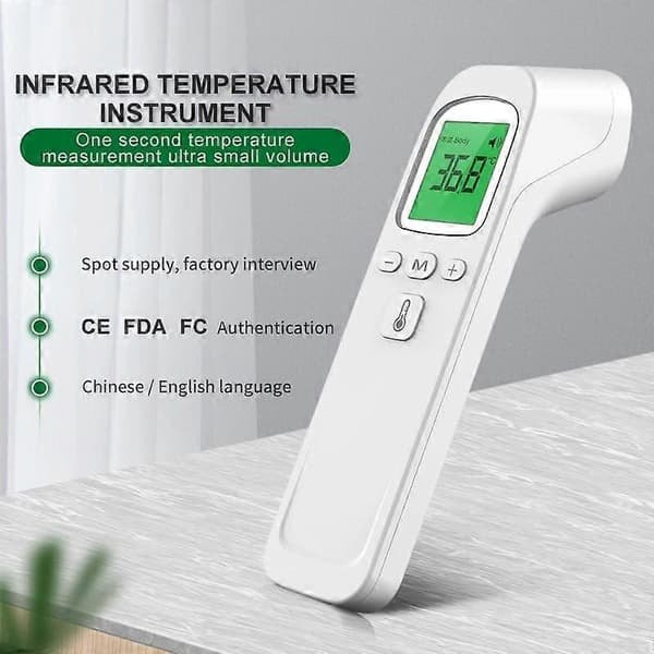 Praktisk och vacker beröringsfri LCD digital handhållen infraröd termometer för kropps-/ytemperatur