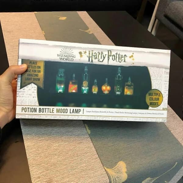 Harry Potter Magisk Eliksir Natlampe Figur Skifter Farve Med Lyd