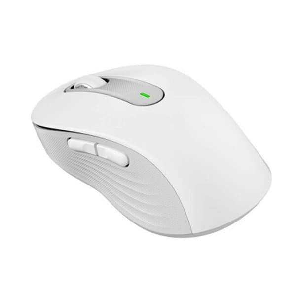 M650 Trådløs Mus 2.4GHz Bluetooth-kompatibel Doble Moduser Ergonomisk DPI Justerbar Stille Mini Lett Trådløs Datamaskin Kontormus PC Hvit White