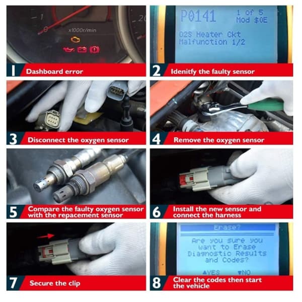 Gjelder for Chevrolet oksygensensor 96423429