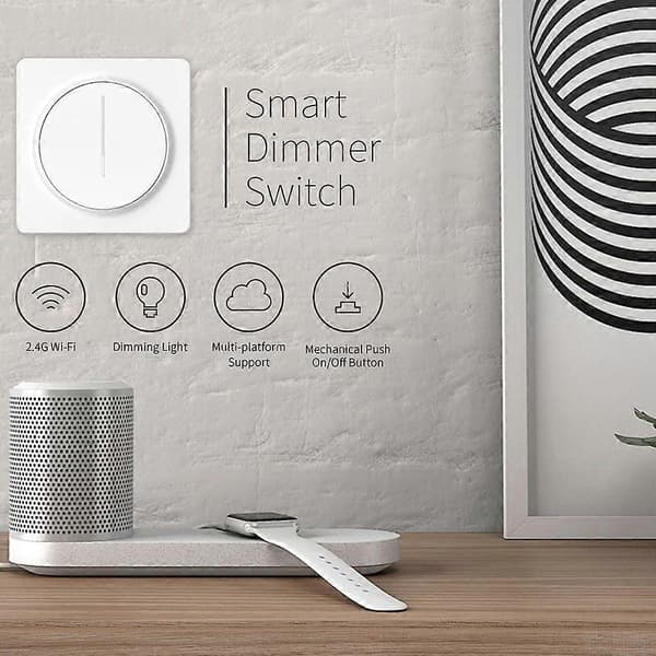 Praktisk og vakker europeisk standard Zigbee Smart Dimmerbryter Berøringsfri Lyskontrollerpanel