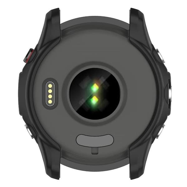 Myk TPU-dekselramme Kompatibel for Garmin Forerunner255 Støtsikker støtfangerdeksel Smartklokketilbehør Solid Normal