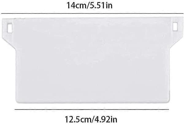 10-pack Blind Weight Flat Weight Vertical Blind Slat 127mm White Spare ...