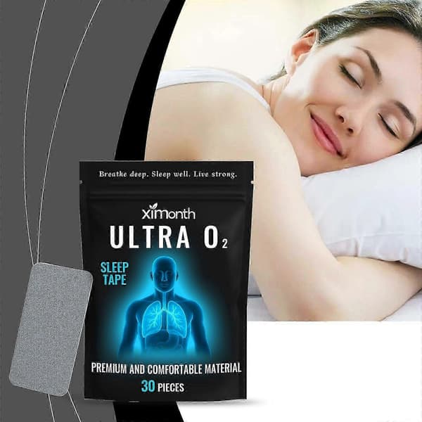 Sov bedre med anti-snorkeplaster, komfortabel stille søvn, nesepust, 30 stk
