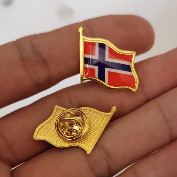 10 stk. Sverige Flag Badge Flag Lapel Pin Badges Flag Broche