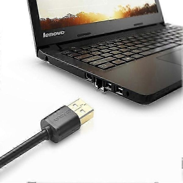 Forlengelseskabel for USB-kabel 1m, svart