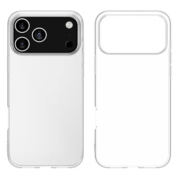 Kompatibel med iPhone 17 Pro Deksel Slim Fit TPU Transparent 20
