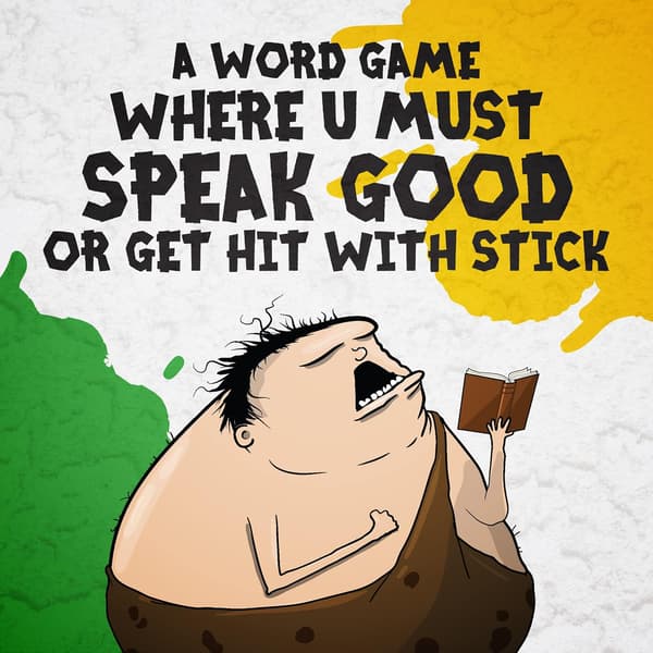 Exploding Kittens Poetry for Neanderthals by Exploding Kittens, Card Game for Adults, Teens & Kids, Fun Family Games