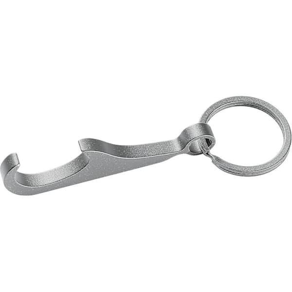Titanium boksåpner nøkkelring med nøkkelring Mini Edc boksåpner sølvfarge 1 stk)