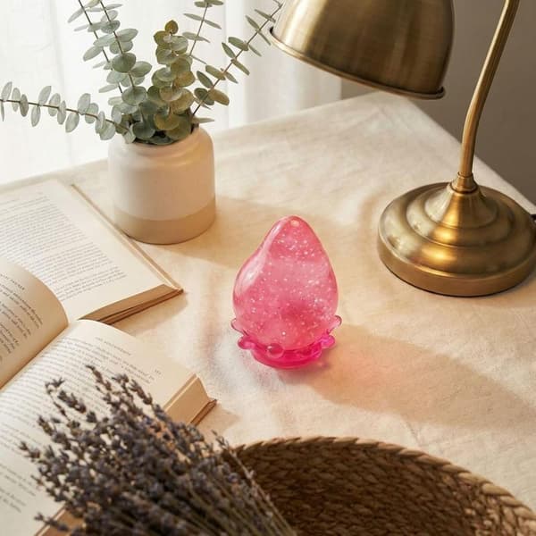 Squishy Stressboll, Vattendroppe Fidget Stressboll, Squishy Stresskub-Droppe Maltsockerbollar Sensorisk (Rosa)
