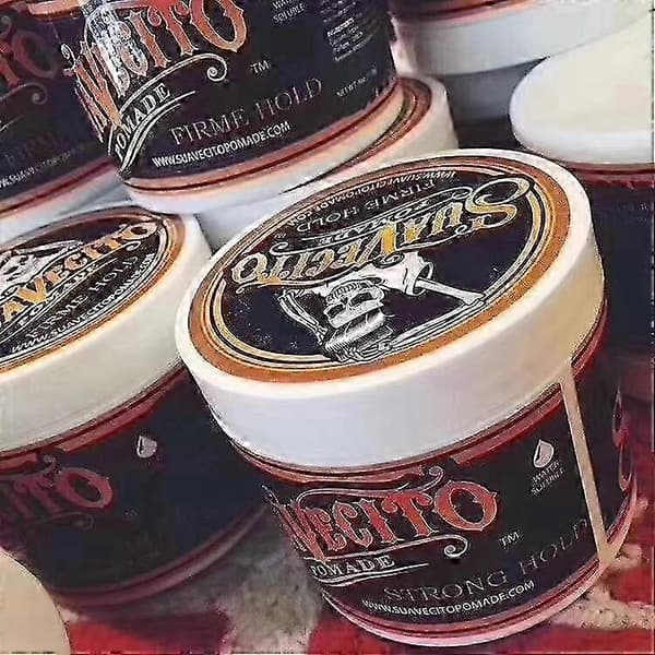 1-5x Suavecito Firme Strong Hold Pomade, Stærk Hold Pomade til Mænd, 4oz/113g 2PCS