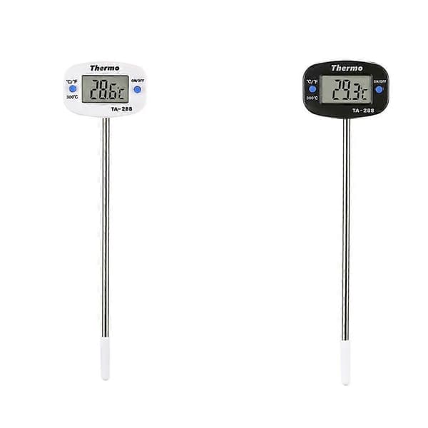 Praktisk och vacker elektronisk digital display sond flytande grill kötttermometer kaffe mat pennnål BBQ termometer