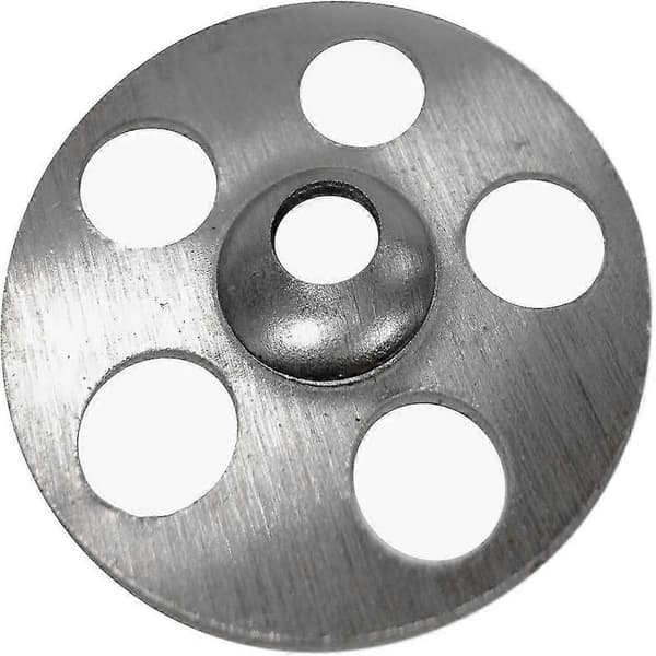 100 rustfri stålskiver (36 mm) til Thermopanel, Marmox og Wedi isolerede byggepaneler