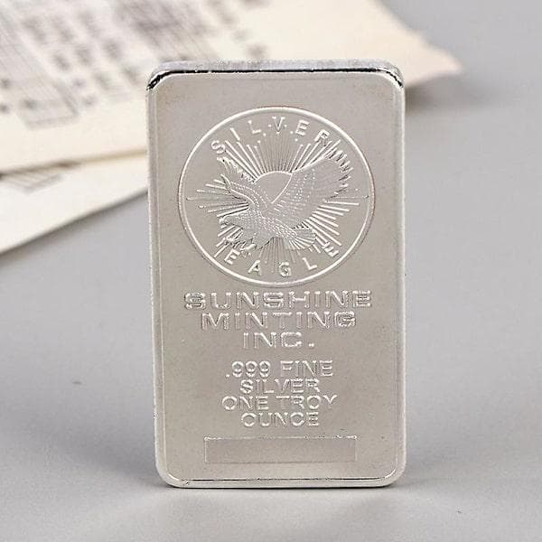 USA Sveits 1 Oz Sølvbarre Minnesmyntsamling