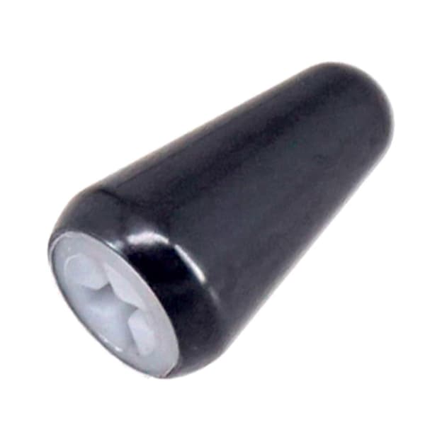 2x Elgitarr Toggle Switch Tip Caps Set Gitarr Switch Tip med Gänga Black