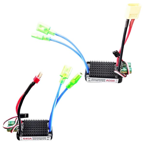 Dolity Vanntett Hastighetsregulator Høy Effekt for RC Speedbåter Skip T Plug