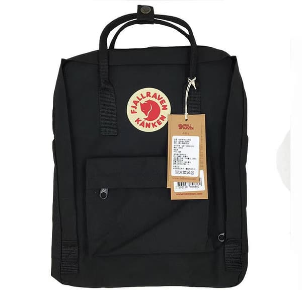 Skolerygsække til drenge og piger, lette rejsetasker, sort black 7L