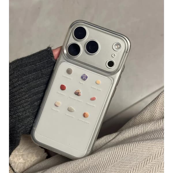 Farget meteoritt kompatibel med Apple 17 Pro