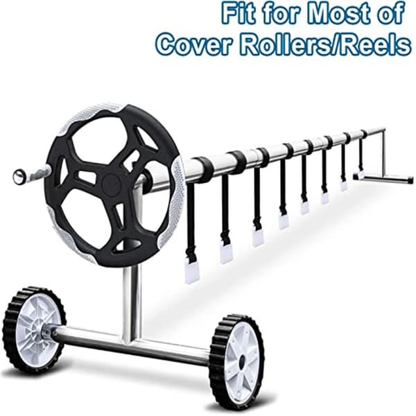 Durable Pool Cover Attachment Kit Bubble Wrap Cover Sunshade Roller Strap Kit Easy to Attach for Indoor Outdoor Use