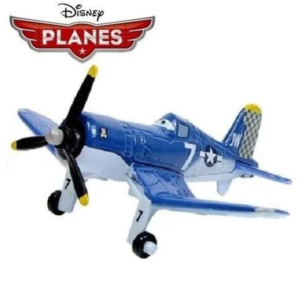 Disney Pixar Planes NO.7 Kaptein Diecast Filmleketøy Modellfly Barnegaver Løs