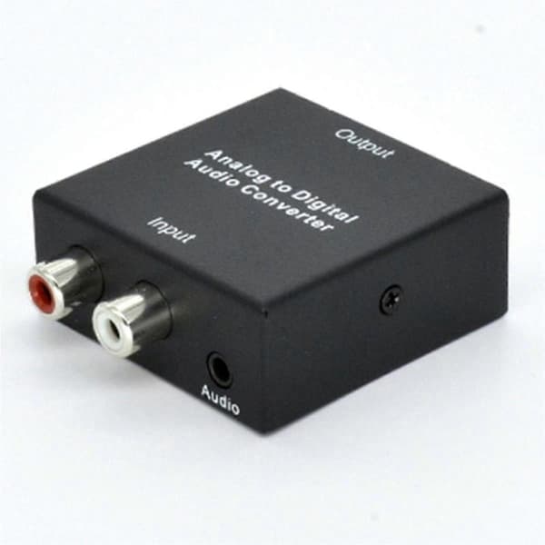 Analog til Digital Lydkonverter R/L RCA 3.5mm AUX til Digital Koaksial Toslink Optisk Lydadapter til PS3
