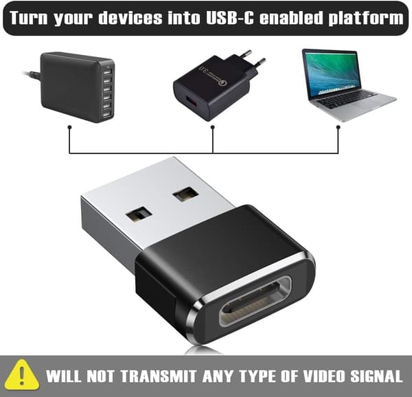 3 kpl, C-tyypin naaras-USB-uros-latauskaapelisovitin
