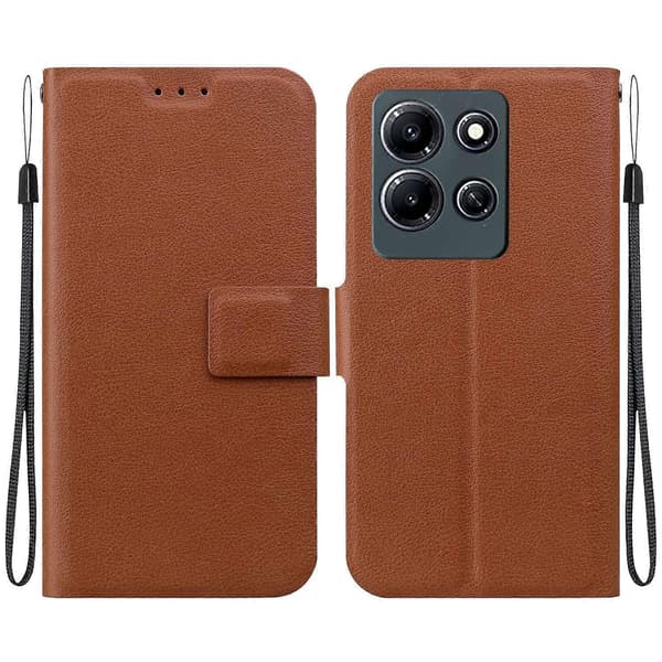 Ultratyndt PU-etui til Infinix Note 30i Brown