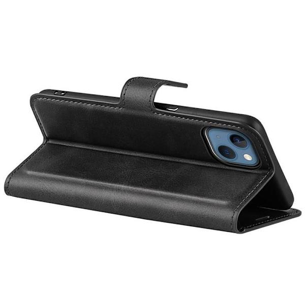 iPhone 13 Plånboksfodral Flip Folio - Svart Svart black