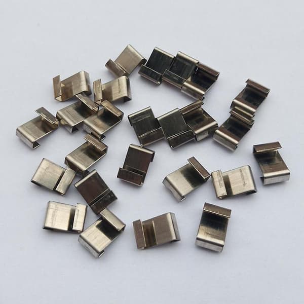 100 stk. 304 Rustfritt Stål Drivhus Glass Klips Ingen Rust Reservedeler Blandet Pakke