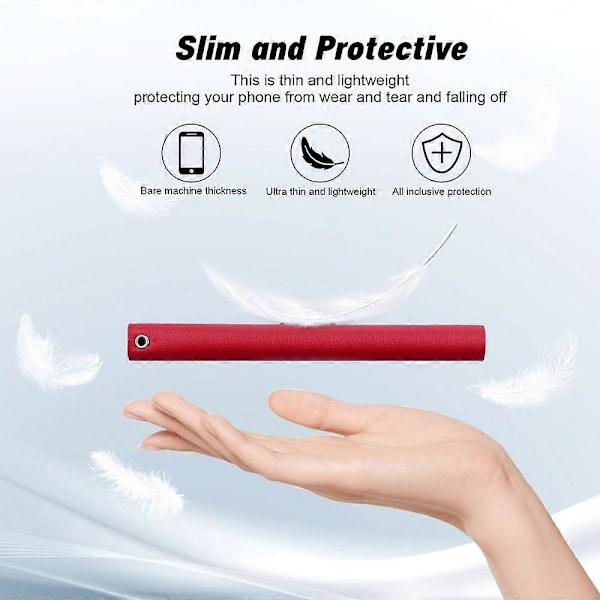 Ultratyndt PU-deksel til Infinix Note 30i Red