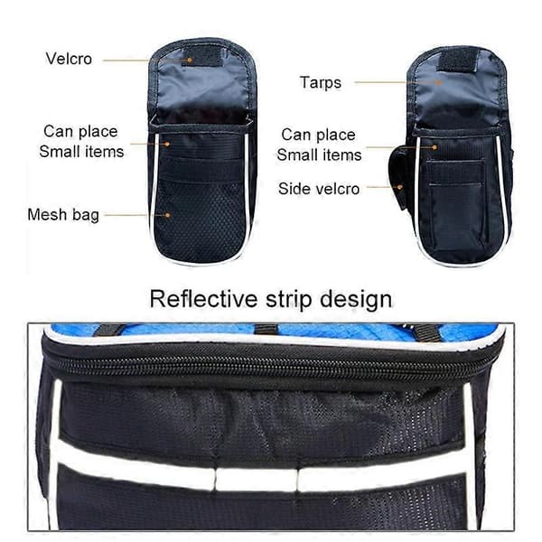 Sykkelveske foran Blue