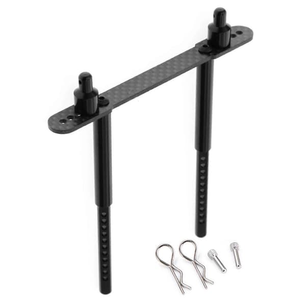RC karosserifeste for Axial SCX10 90046 1/10 RC biltilbehør Black