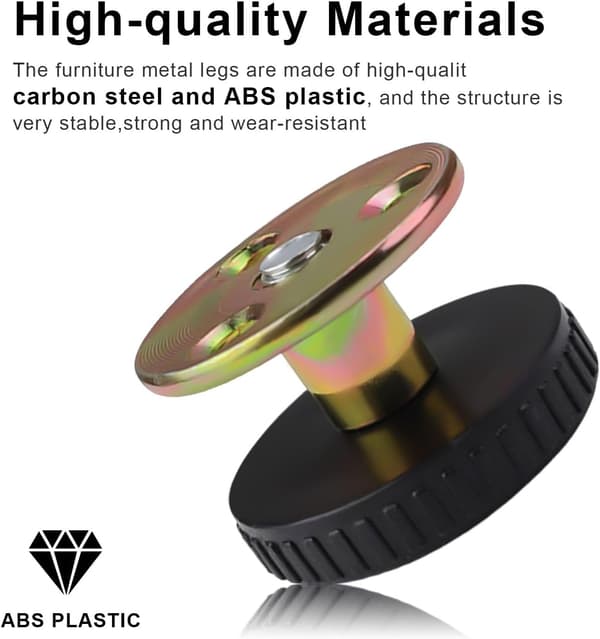 Justerbara möbelben, 4 stycken 27–40 mm Justerbara ben, Möbler M