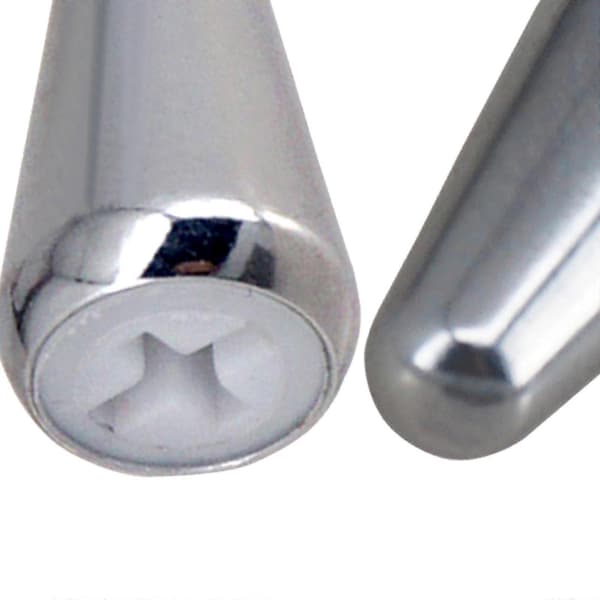 2x Elgitarr Toggle Switch Tip Caps Set Gitarr Switch Tip med Gänga Silver