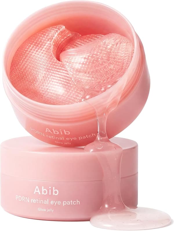 Abib PDRN Retinal Eye Patch (Glow Jelly) hjelper til med å lindre hevelser og mørke ringer under øynene.