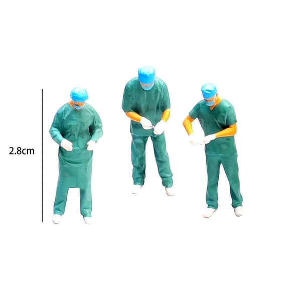 1:64 Figurer Modell Harpiks Tilbehør for Latelek Landskap Style A