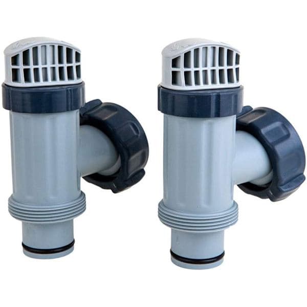 Intex 2-pack Plunger Valve for Above Ground Pool with Gaskets and Nuts