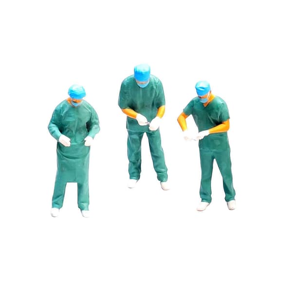 1:64 Figurer Modell Harpiks Tilbehør for Latelek Landskap Style A