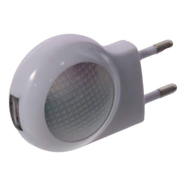 Praktisk og vakker Kobber Hvit EU 2-pins Plugg Lampe hvit Lysstyrt LED-lys Arbeider