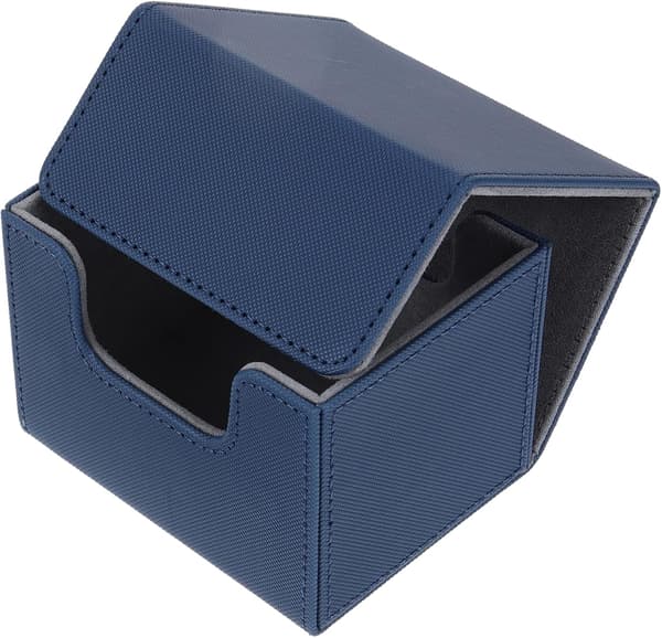 Leather Card Box for Game Accessories Playing Card Storage Box Home Office Storage Box