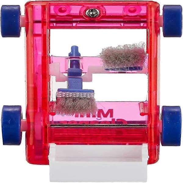 Midori Desktop Mini Støvsuger Blå Pink Transparent