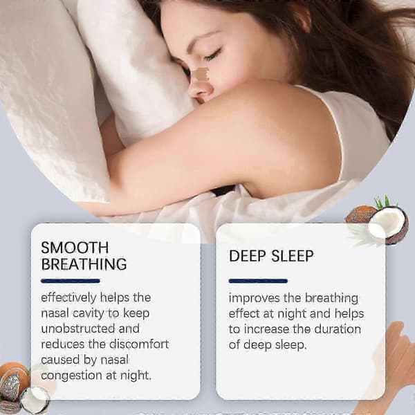 Laniska Sleep neselapp lindrer snorking om natten, gir komfortabel søvn, nyter ro om natten søvnlapp