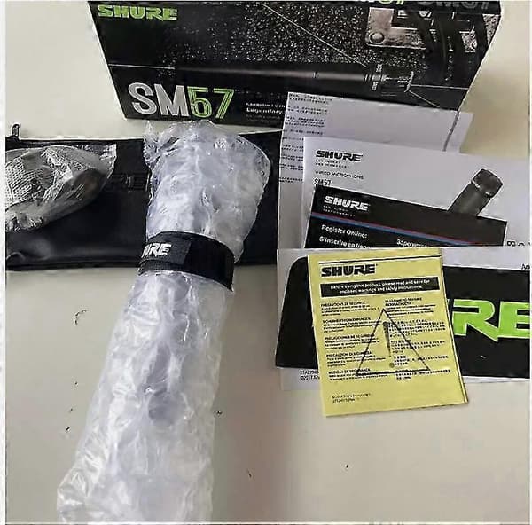 For Shure SM57 SM57-LC Kardioid Dynamisk Kablet Instrumentmikrofon Svart 26s