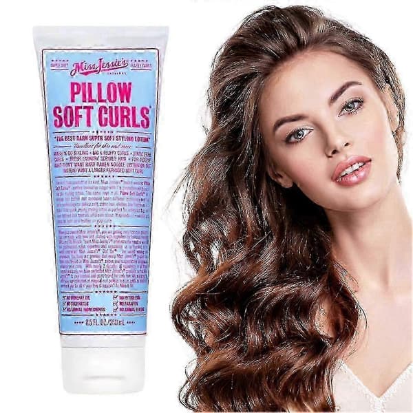 1-3X Cujmh Soft Curl Lotion 250ml Hårstyling Återfuktande Lockdefinierande Kräm för Kvinnor 2PCS