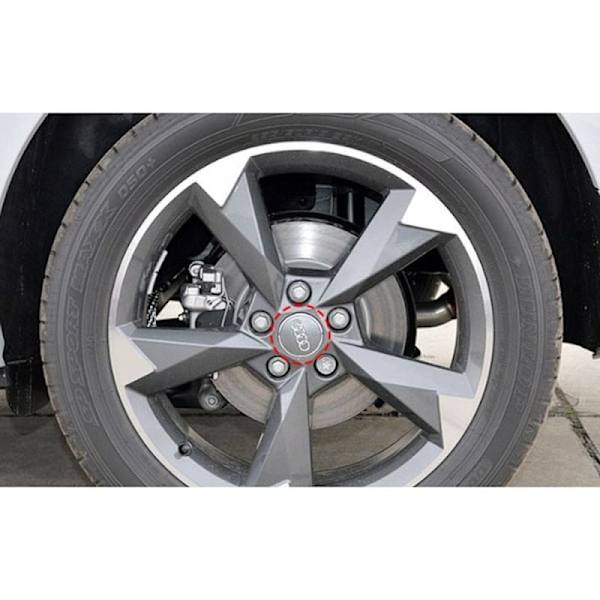 4 pcs Audi Car Outer Diameter 69mm Hub Caps, Compatible with A4, A4L, A6L B
