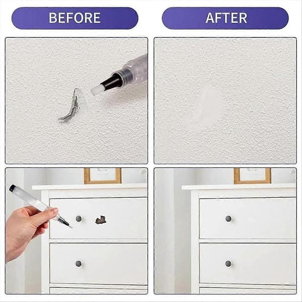 Genopfyldelig Touch Up Maling Pen Børste