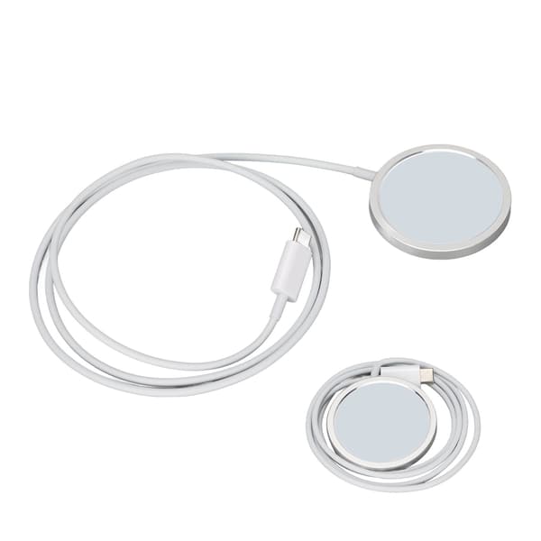 15W Magnetic Wireless Charging Pad for iPhone 13 Pro 12 Pro White